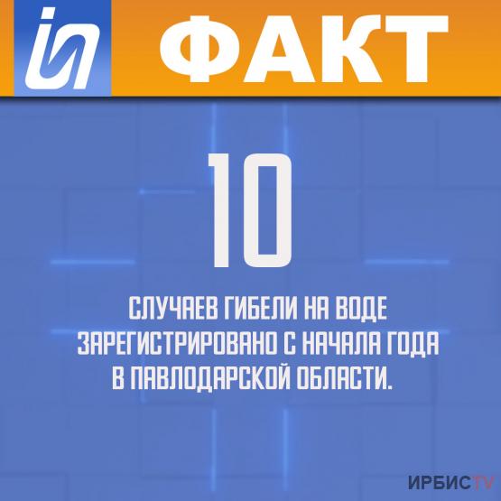 10 случаев гибели на воде зарегистрировано с начала года в Павлодарской области