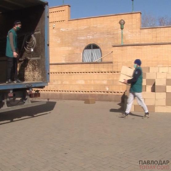 Три тонны гуманитарного груза отправили из Павлодара в Нур-Султан