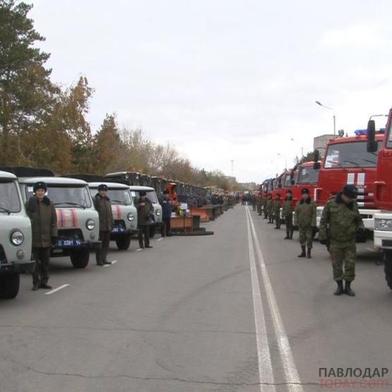 Новую технику сегодня получили пожарные в Павлодарской области