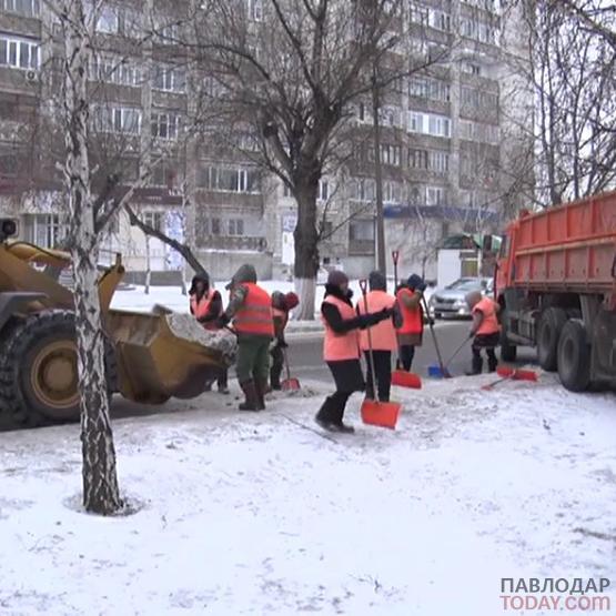 К снегопаду и гололеду коммунальные службы  Павлодара готовы