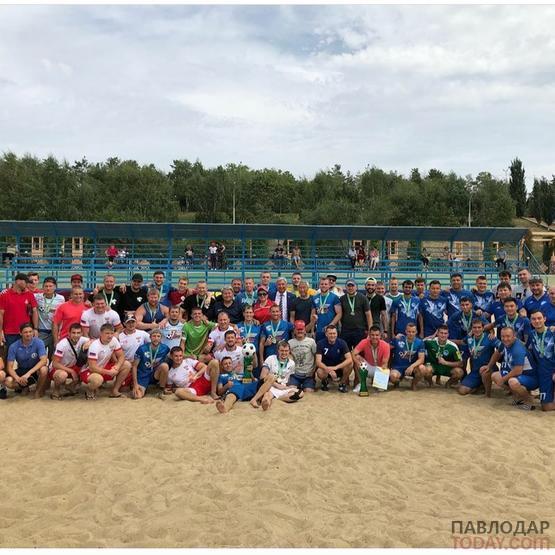 В Павлодаре прошел финальный раунд Евразийской лиги по пляжному футболу
