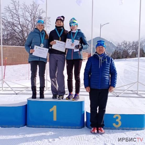 Павлодарские лыжницы завоевали две медали в первый день чемпионата Казахстана