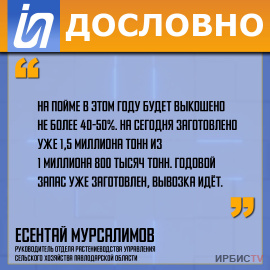 «Годовой запас уже заготовлен, вывозка идёт».