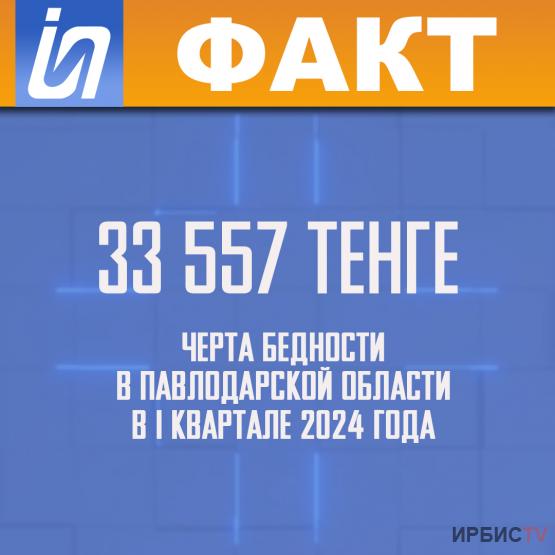 33 557 тенге черта бедности в Павлодарской области в I квартале 2024 года