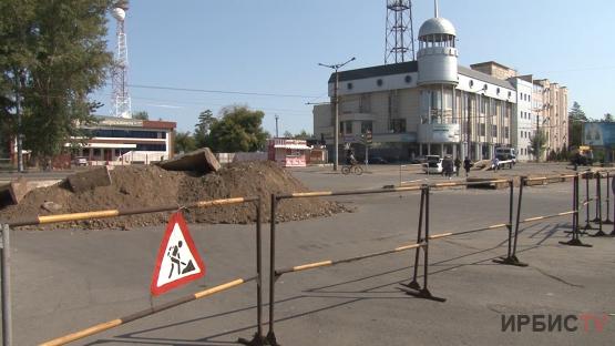 Проезда нет: реконструкцию тепломагистрали начали на участке Мира-Торайгырова- Бухар Жырау